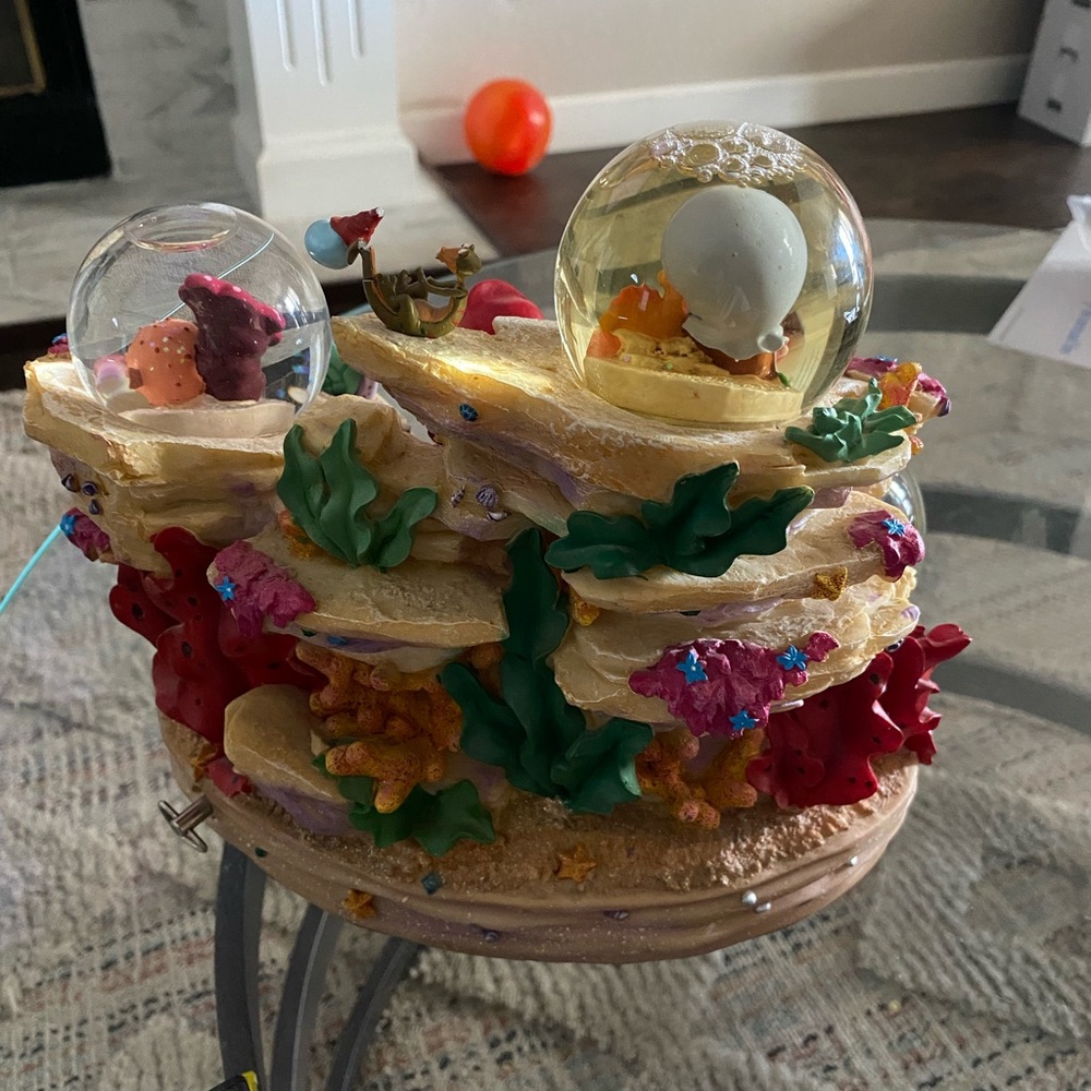 Colorful Coral Reef Snow Globe